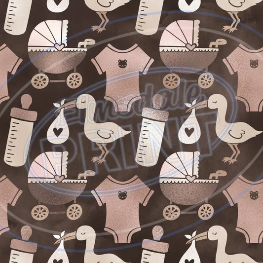 Neutral Nursery 004 Printed Pattern Vinyl