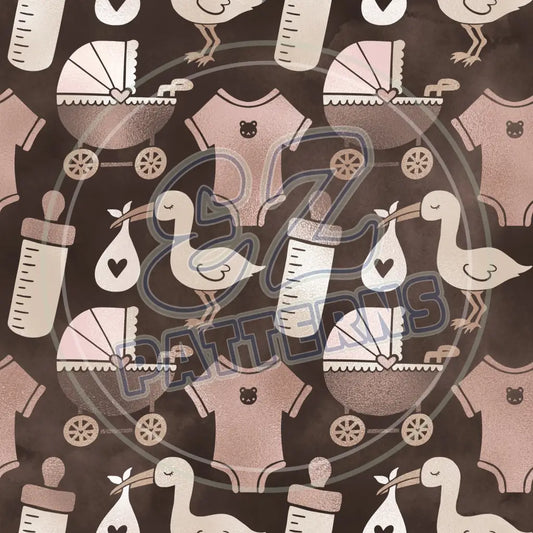 Neutral Nursery 004 Printed Pattern Vinyl