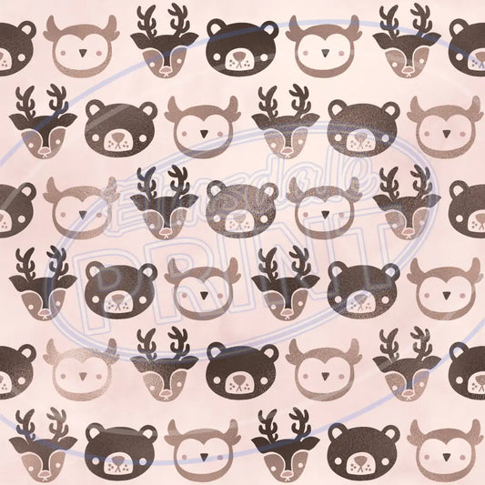 Neutral Nursery 010 Printed Pattern Vinyl