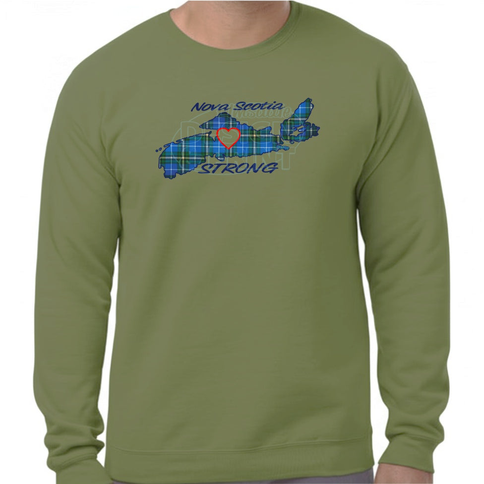 Nova Scotia Strong: Sweatshirts - Military Green / S