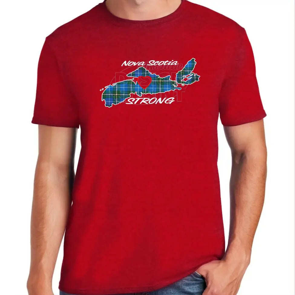 Nova Scotia Strong: Tee Shirts - Antique Cherry Red / S