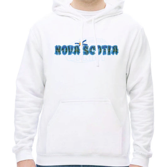 Nova Scotia Tartan Flag: Hoodies - White / S