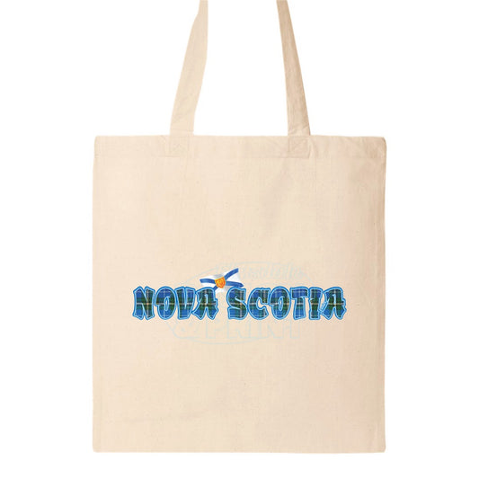 Nova Scotia Tartan Flag: Tote Bags