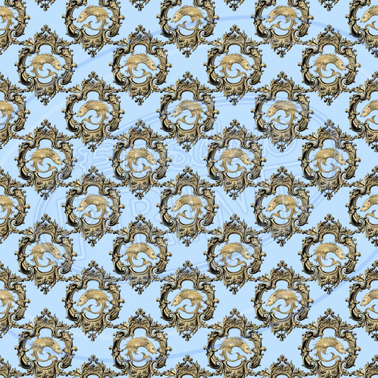 Ocean Mermaid 001 Printed Pattern Vinyl