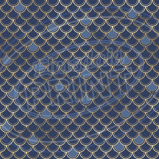 Ocean Mermaid 020 Printed Pattern Vinyl