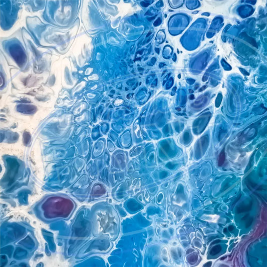 Ocean Tide Pour 001 Printed Pattern Vinyl