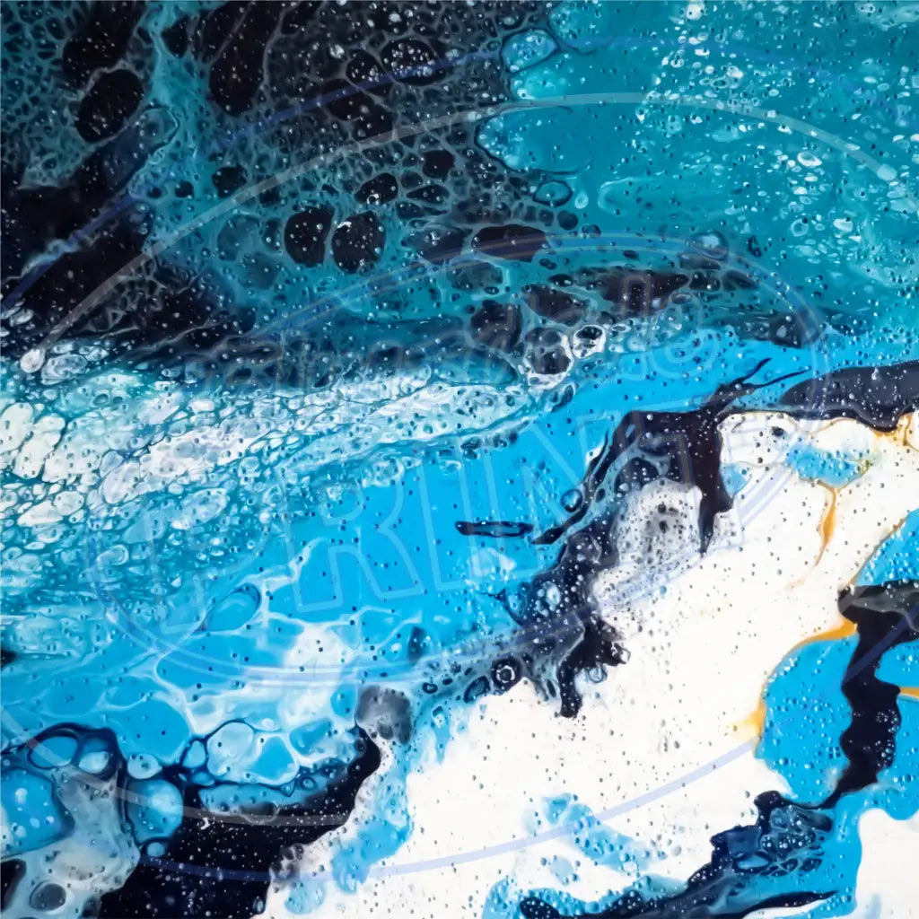 Ocean Tide Pour 004 Printed Pattern Vinyl