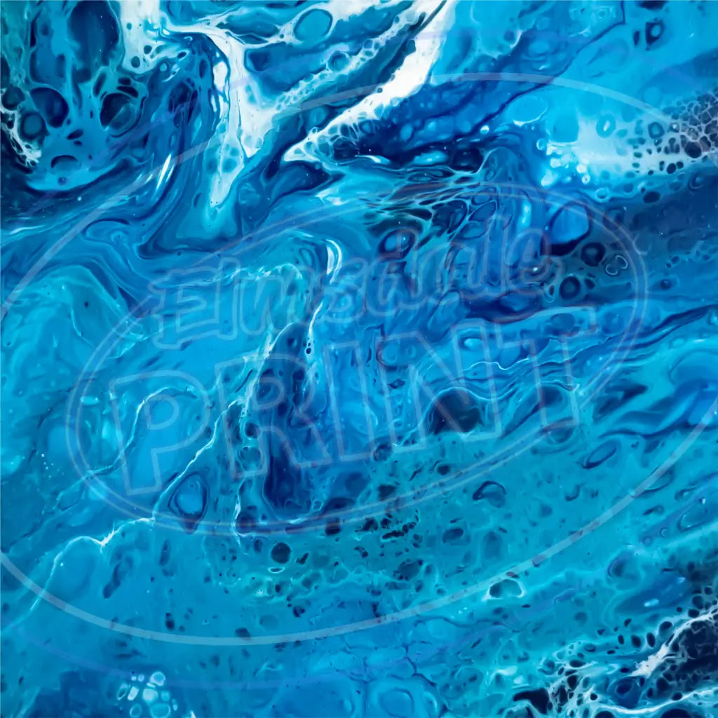 Ocean Tide Pour 008 Printed Pattern Vinyl