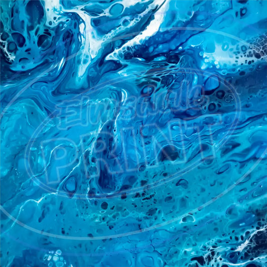 Ocean Tide Pour 008 Printed Pattern Vinyl