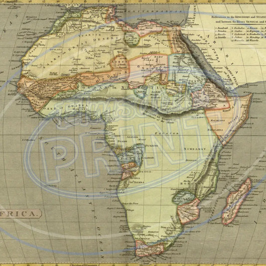 Old World Maps 001 Printed Pattern Vinyl