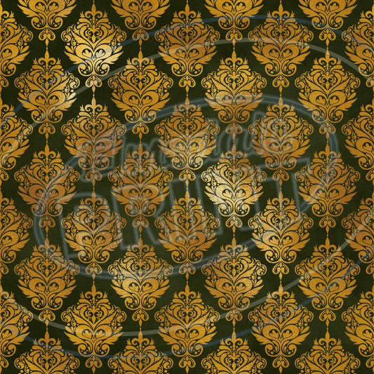 Olive Gold 004 Printed Pattern Vinyl