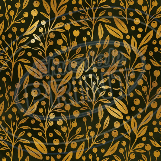 Olive Gold 008 Printed Pattern Vinyl