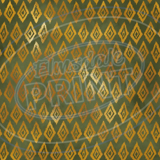 Olive Gold 016 Printed Pattern Vinyl