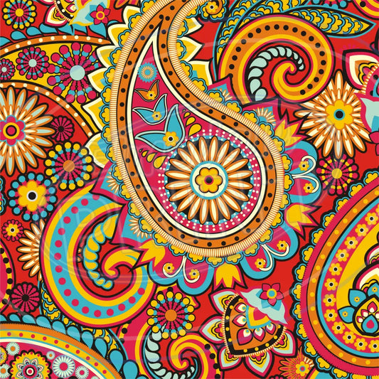 Paisley Dreamer 001 Printed Pattern Vinyl