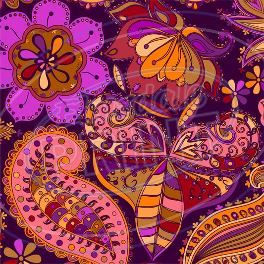 Paisley Dreamer 002 Printed Pattern Vinyl