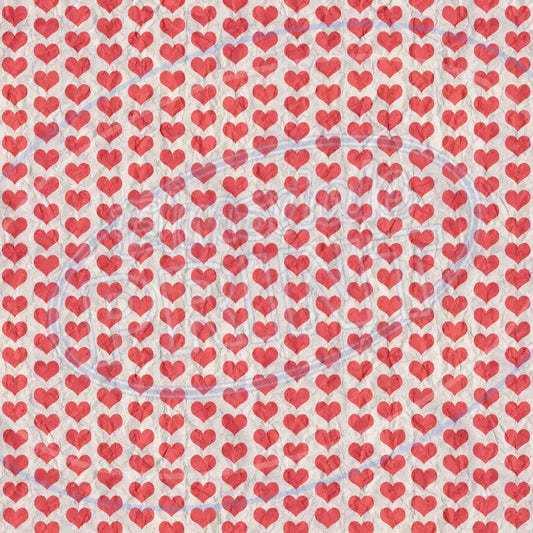 Paper Valentine 001 Printed Pattern Vinyl