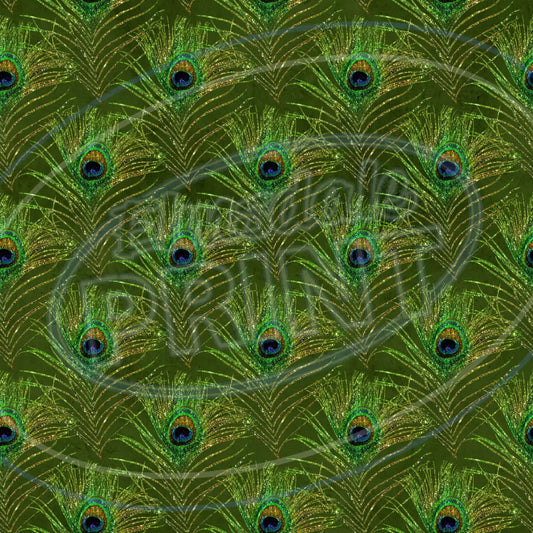 Peacock Feathers 009 Printed Pattern Vinyl