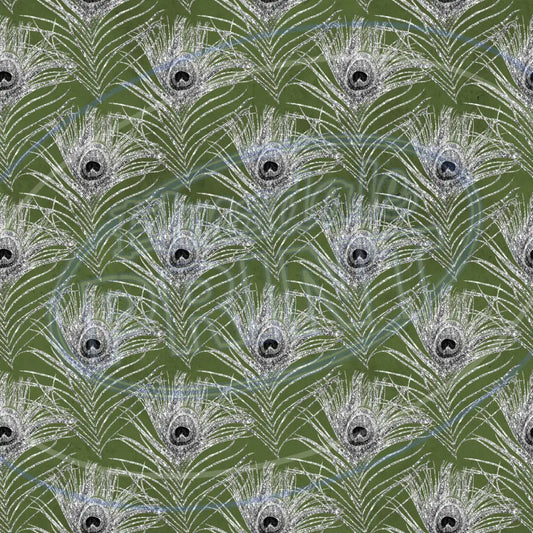 Peacock Feathers 012 Printed Pattern Vinyl