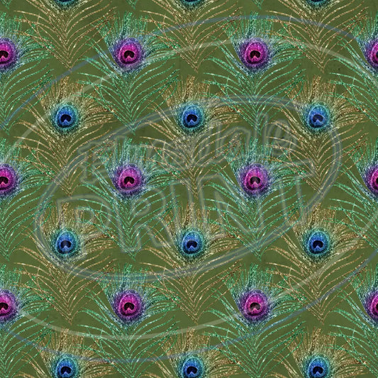 Peacock Feathers 013 Printed Pattern Vinyl