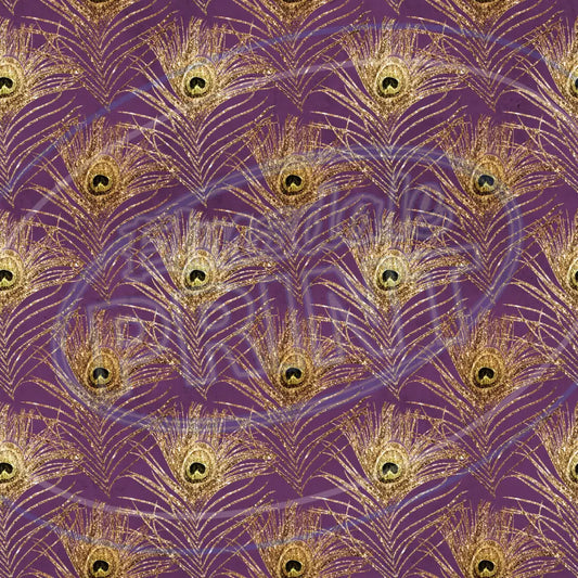 Peacock Feathers 016 Printed Pattern Vinyl