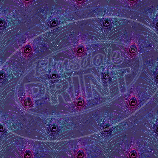 Peacock Feathers 018 Printed Pattern Vinyl