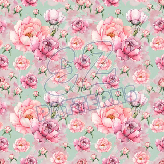 Peony Pink 010 Printed Pattern Vinyl