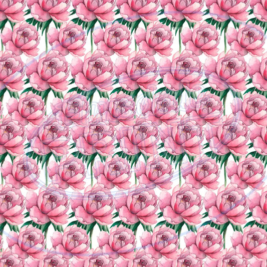 Peony Pink 011 Printed Pattern Vinyl