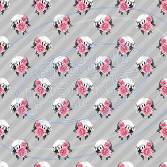 Pink Black Goth 004 Printed Pattern Vinyl