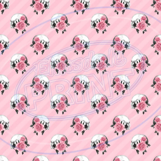 Pink Black Goth 008 Printed Pattern Vinyl