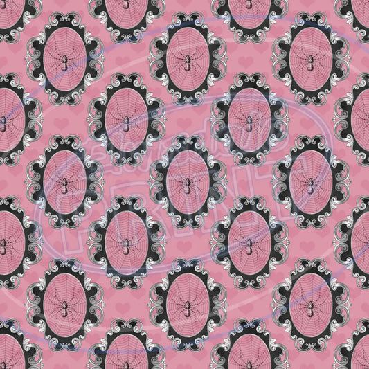 Pink Black Goth 013 Printed Pattern Vinyl