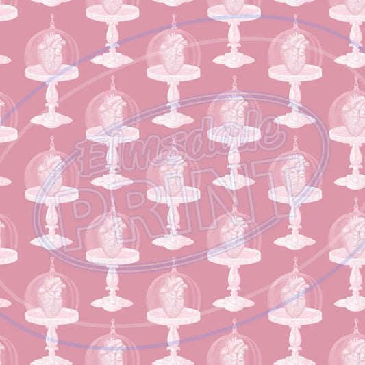 Pink Black Goth 016 Printed Pattern Vinyl