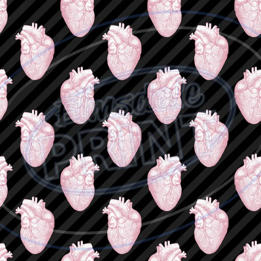 Pink Black Goth 019 Printed Pattern Vinyl