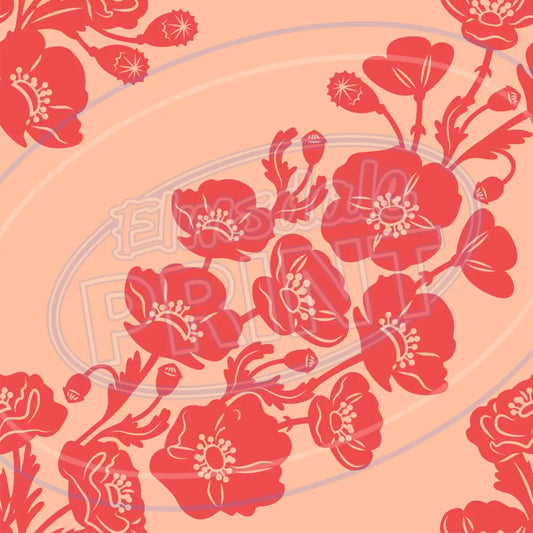 Poppy Garden 007 Printed Pattern Vinyl