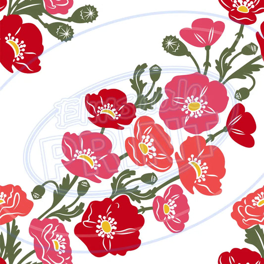 Poppy Garden 015 Printed Pattern Vinyl
