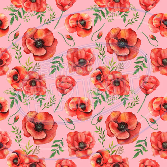Poppy Meadows 001 Printed Pattern Vinyl