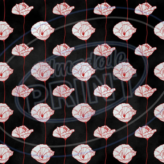 Poppy Sheen 004 Printed Pattern Vinyl