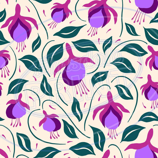 Purple Petals 002 Printed Pattern Vinyl