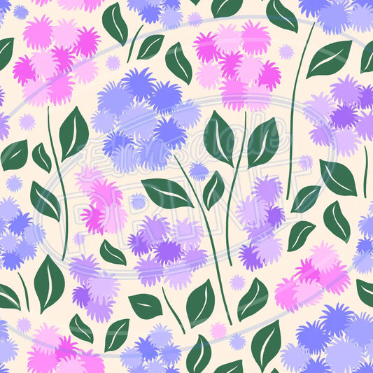 Purple Petals 011 Printed Pattern Vinyl