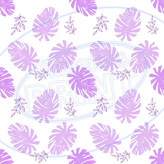 Purple Tropics 006 Printed Pattern Vinyl