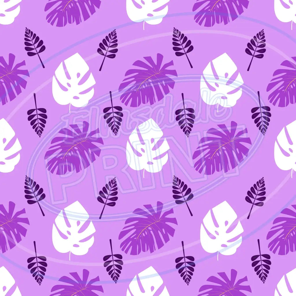 Purple Tropics 012 Printed Pattern Vinyl
