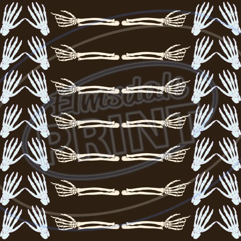Rack Of Bones 001 Printed Pattern Vinyl