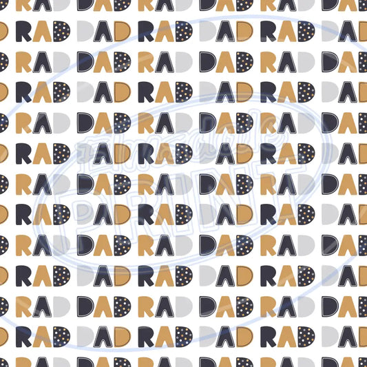 Rad Dad 001 Printed Pattern Vinyl