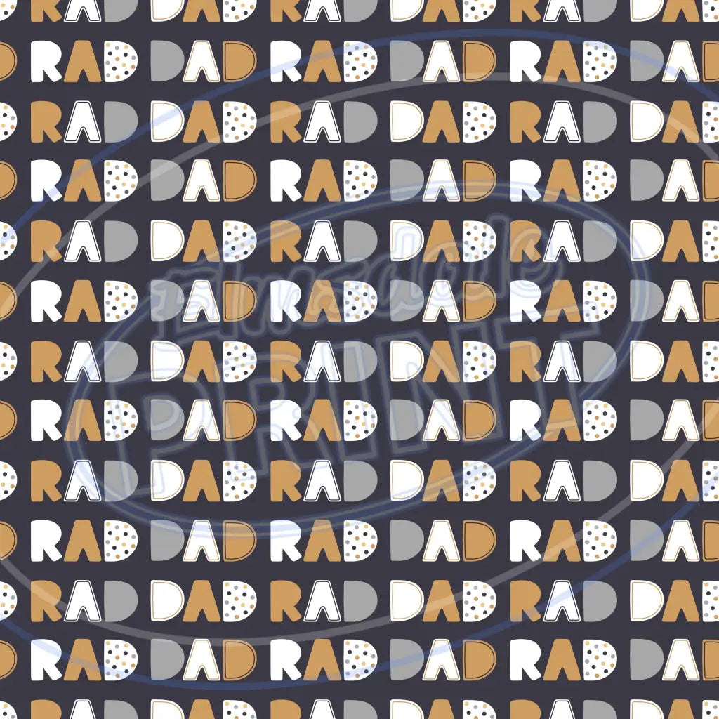 Rad Dad 007 Printed Pattern Vinyl
