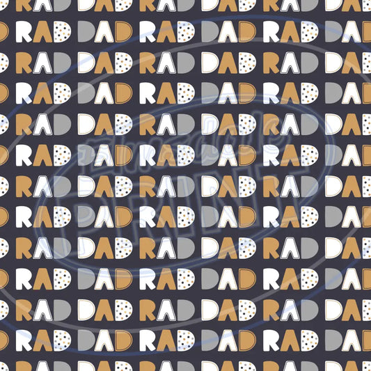 Rad Dad 007 Printed Pattern Vinyl
