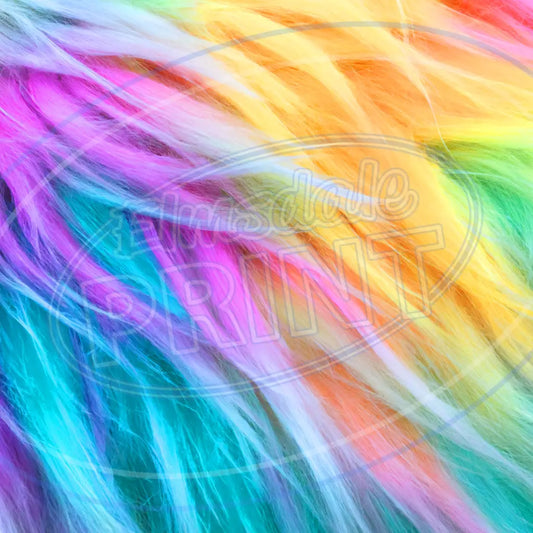 Rainbow Fur 003 Printed Pattern Vinyl