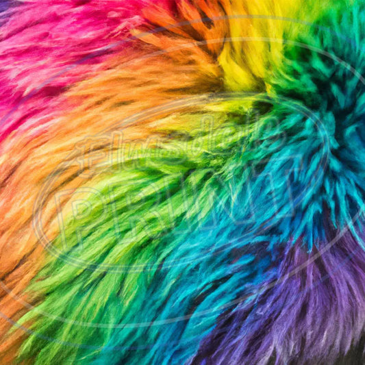 Rainbow Fur 007 Printed Pattern Vinyl