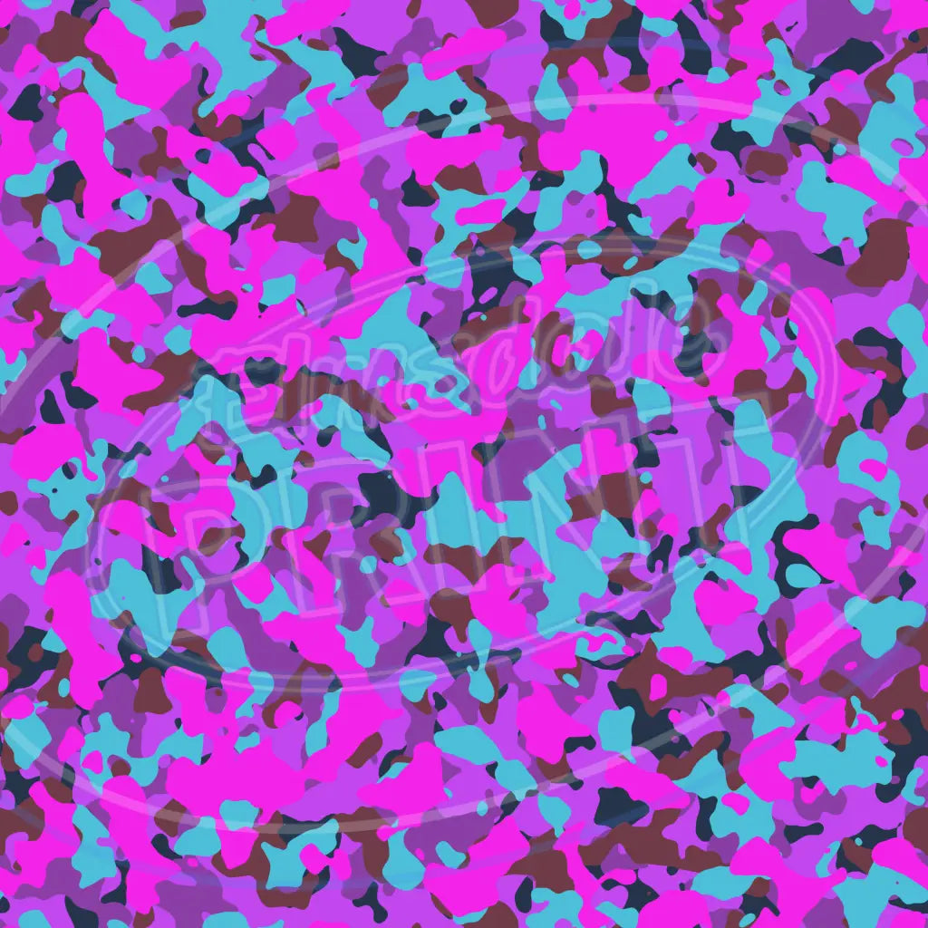 Rave Camo 002 Printed Pattern Vinyl