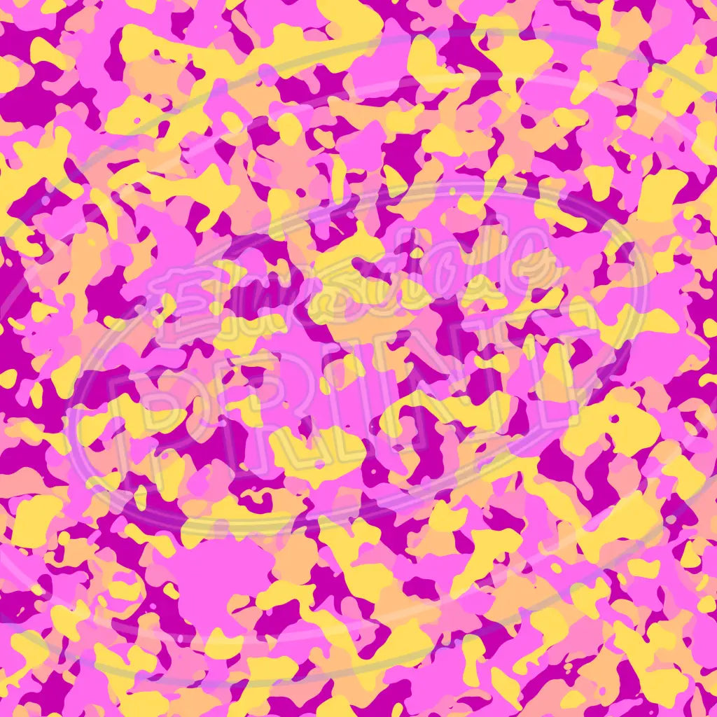 Rave Camo 005 Printed Pattern Vinyl