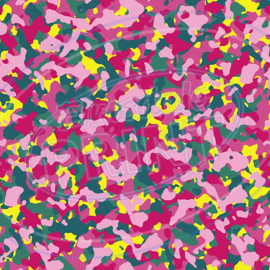 Rave Camo 008 Printed Pattern Vinyl