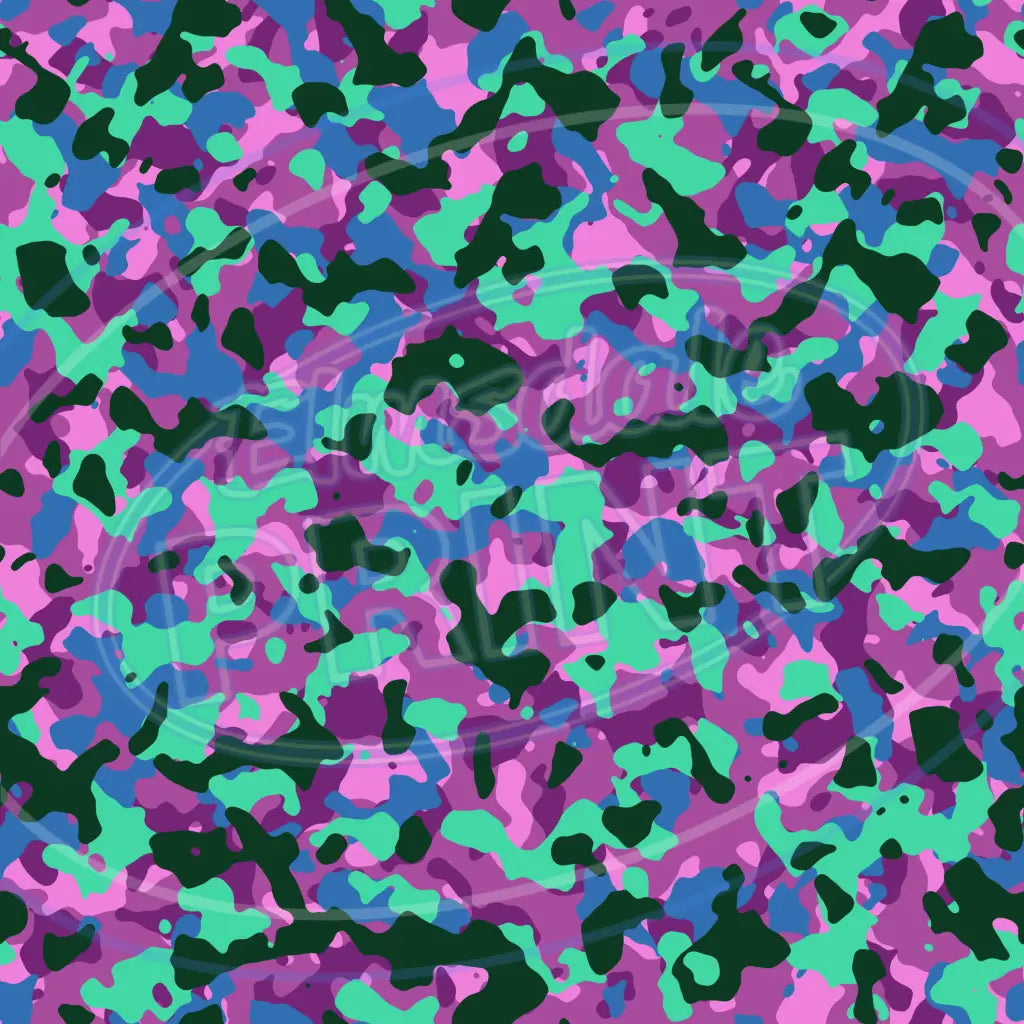 Rave Camo 010 Printed Pattern Vinyl